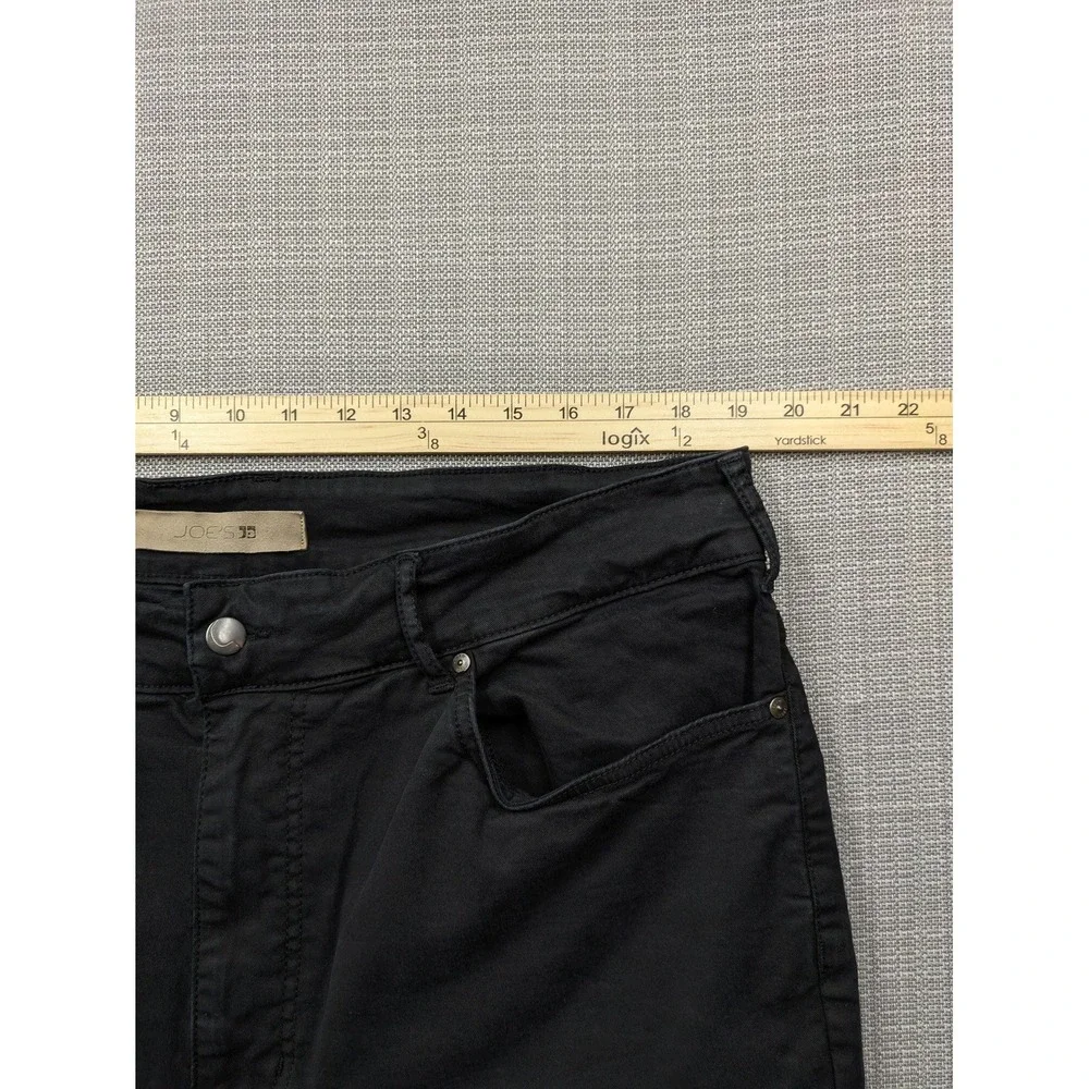 Joe's Jeans Mens 38x31 Black Straight Leg Stretch Denim 5 Pocket Casual Pants